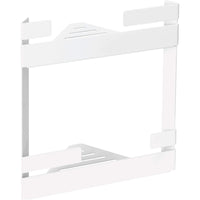 Mokko Shelf corner double white