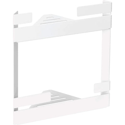 Mokko Shelf corner double white