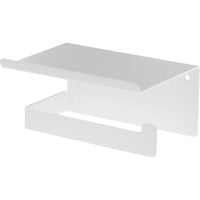 Mokko Toilet paper holder wall-mounted - with shelf - bianco - Deante