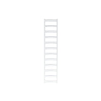 Palma Narrow Bathroom Radiator & Towel Rail - Black - Bathroom Store Ireland