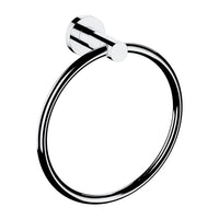 Omnires Modern Project Towel Ring – Chrome Finish - Omnires