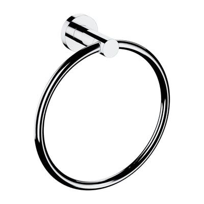 Omnires Modern Project Towel Ring – Chrome Finish - Omnires