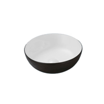 Fusion Countertop Basin - Black/White