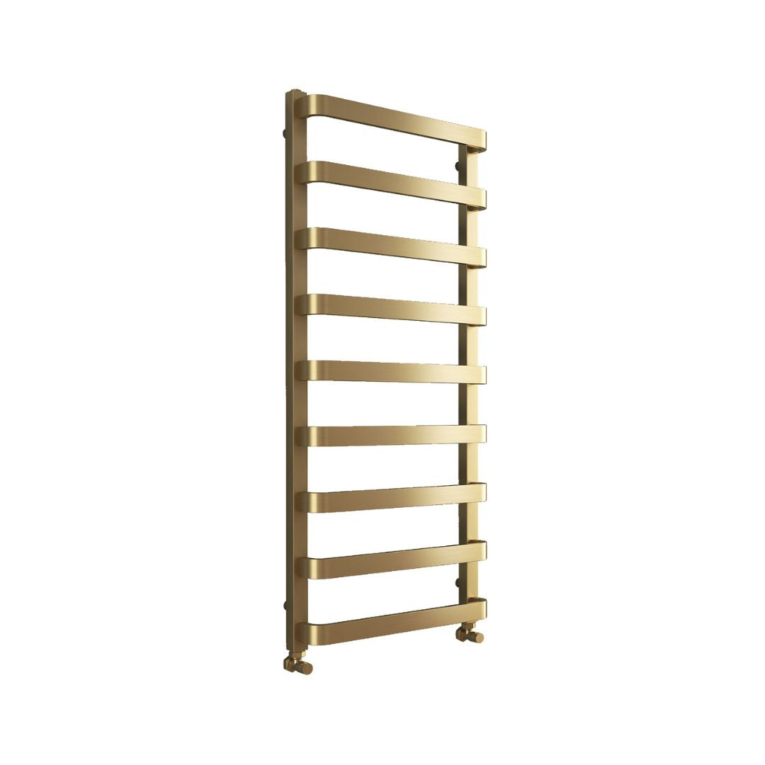 Hastings Radiator Hastings Brushed Brass Towel Radiator