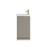 Flauto Mini Floor Standing Vanity Unit - Soft Coffee