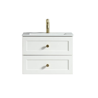 Bakewell Silk White Vanity Unit & Basin