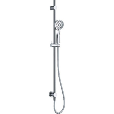 Arnika Shower set 1-function with sliding bar - concealed connector - chrome - Deante
