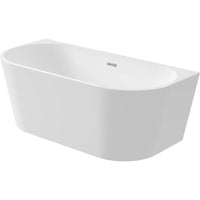 Silia Acrylic bathtub back-to-wall/freestanding - 1500 - Deante