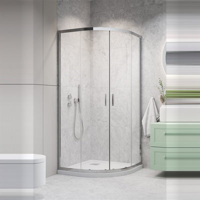 Radaway Alienta A Corner Shower Enclosure - Chrome