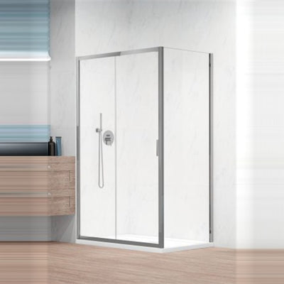 Radaway Alienta DWJ+S Sliding Shower Enclosure - Chrome