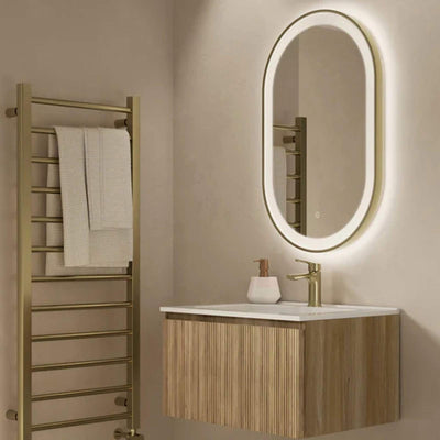 Martha 80x50cm Oval LED Bathroom Mirror