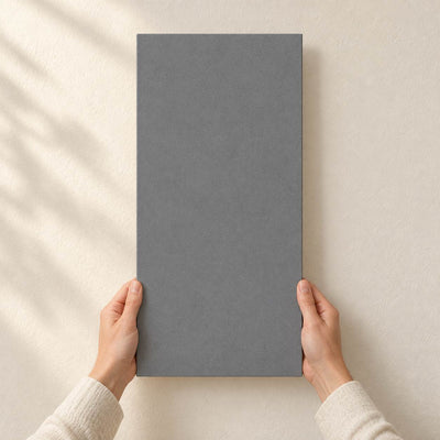 Archicross Base Grey Matt (R10) 60x30cm – full tile held in hands – product render