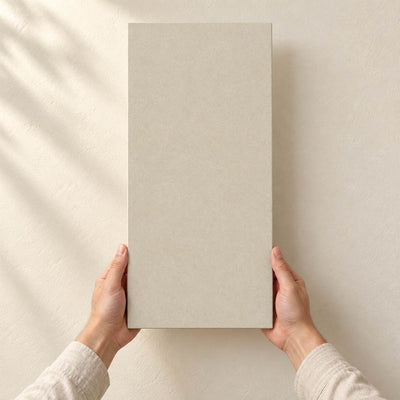 Archicross Base White Matt (R10) 60x30cm – full tile held in hands – product render
