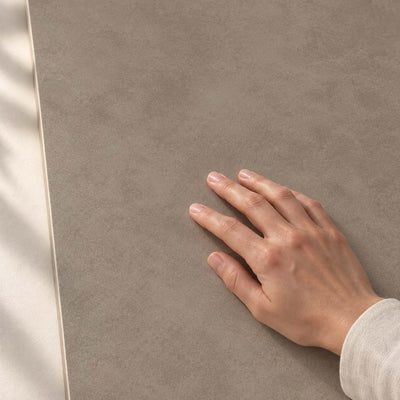 Architeq Light Brown Matt 120x60cm – hand touching tile surface – product render