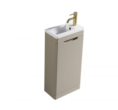 Accera Mini Floor Standing Vanity Unit - Soft Coffee - Bathroom Store Ireland