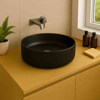 Merida Countertop Basin Black - Bathroom Store Ireland