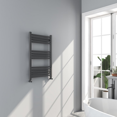 Omata Premium Ladder Towel Rail — Gunmetal / 800x500mm