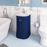 Eastbrook Hardwick Matt Cobalt Blue 2 Door Vanity Unit