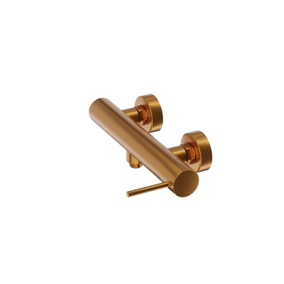 Orion Modern Shower Mixer Tap – Wall-Mounted Bathroom Tap — Brushed Copper