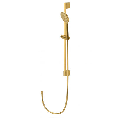 Orion Shower Set with Rail — Brushed Gold
