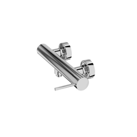 Orion Modern Shower Mixer Tap – Wall-Mounted Bathroom Tap - chrome - Bathroom Store Ireland