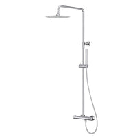 Orion Thermostatic Shower Set with Rain Shower - Black - Gulietta