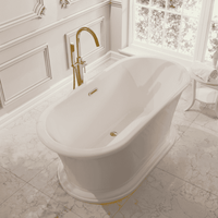 Traditional Freestanding Bathtub – White, Style, Classic Oval - Bathroom Store
