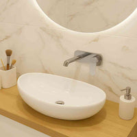 Barco Countertop Washbasin - White - Bathroom Store Ireland