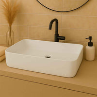 Pasana Countertop Washbasin 605x340x110mm - White Matt - Bathroom Store Ireland