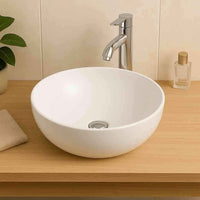 Alpine Countertop Basin - White - Glacier Ceramic