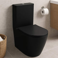 Nova Black Close Coupled Toilet - Gulietta