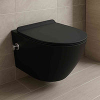 Niagara - Matt Black Toilet with Bidet Function - Bathroom Store Ireland