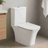 Hercules Floor Mounted Toilet - Glacier Ceramic