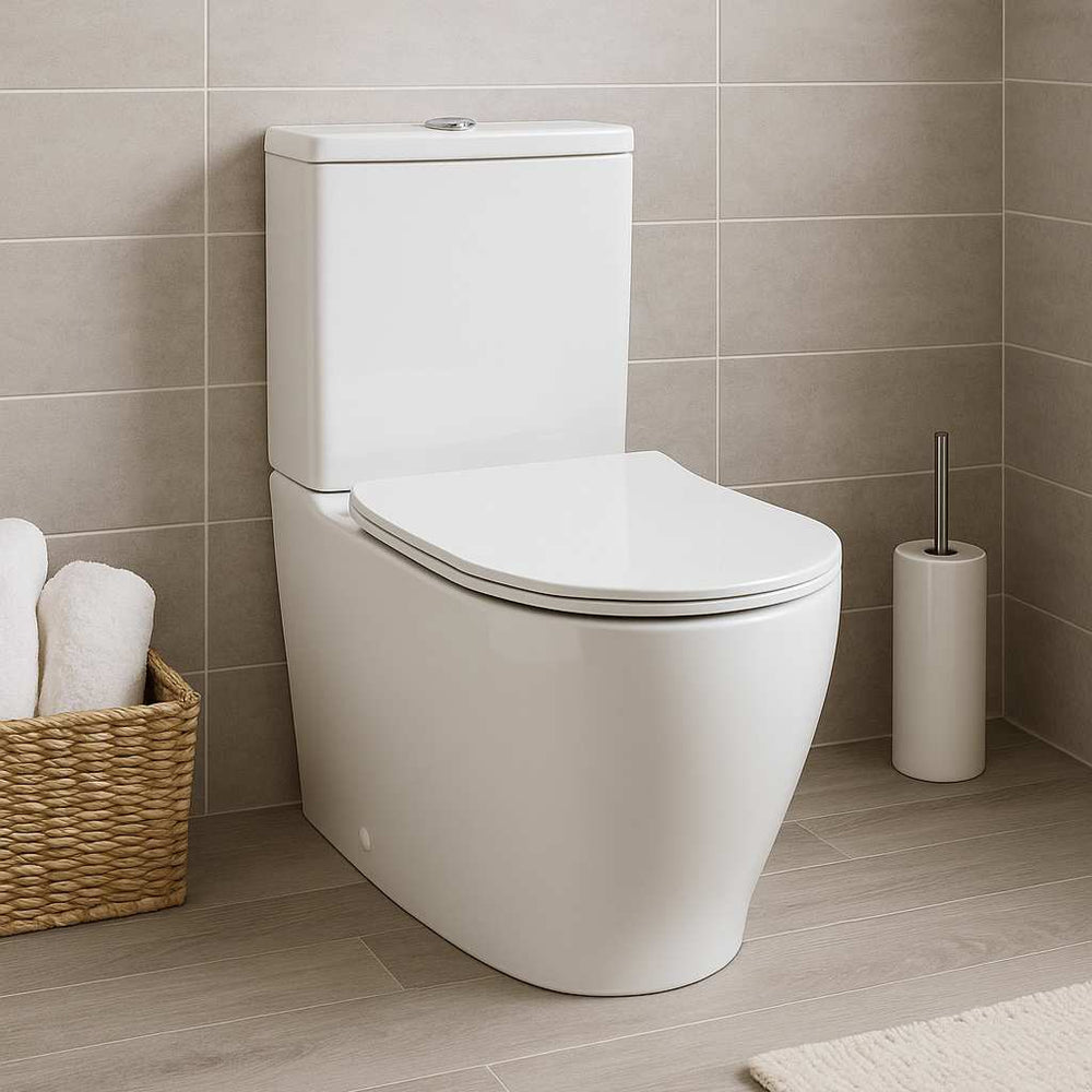 Close-coupled toilets