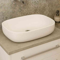 Alava Countertop Washbasin - White - Bathroom Store Ireland