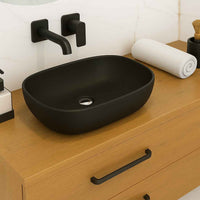 Costa Countertop Washbasin - Black - Bathroom Store Ireland