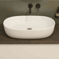 Verso Countertop Washbasin - White - Bathroom Store Ireland