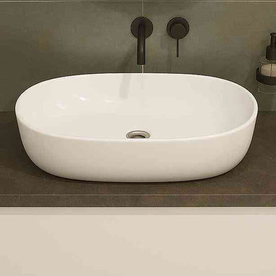 Verso Countertop Washbasin - White - Bathroom Store Ireland