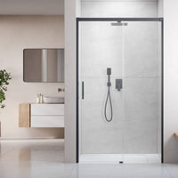Radaway IDEA DWJ Shower Door - Brushed Gunmetal - 1000mm Left - Radaway