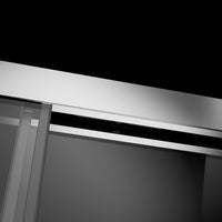 Radaway Idea 8 KDJ Recess Shower Enclosure – Polished Chrome, 8mm Glass - 1000mm LEFT - Radaway