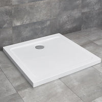 Doros C Shower Tray - White Acrylic 900 x 900 - Radaway