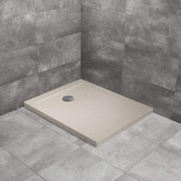 Doros F Stone Cashmere Shower Tray - 900mm 700mm - Bathroom Store