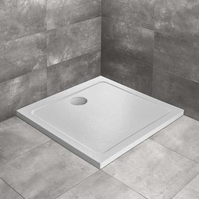 Doros C Shower Tray - White Acrylic 800 x 800 - Radaway