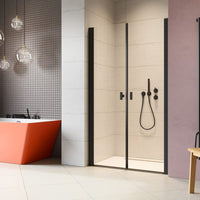DWD Easy Access Shower Door – Wide Opening & Low Threshold - chrome 800mm - Radaway