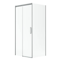 Radaway Idea KDJ Shower Enclosure – Brushed Nickel, 6mm Glass - 1000mm Left - Radaway