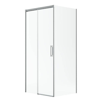 Radaway Idea KDJ Shower Enclosure – Brushed Nickel, 6mm Glass - 1000mm Left - Radaway