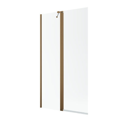 Radaway NES PND II Bath Screen -  Brushed Gold — Brushed Copper / Left / 1000mm