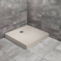 Doros C Compact Shower Tray - White Acrylic 800 x 800 - Radaway