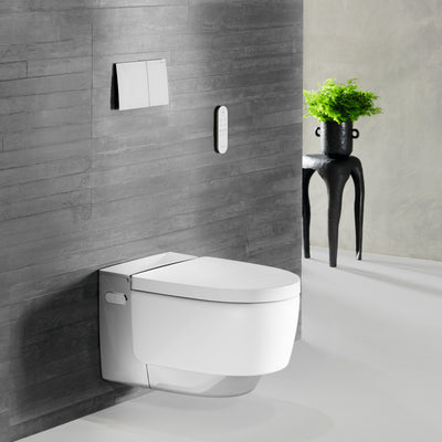 Geberit AquaClean Mera Comfort installed in a bathroom
