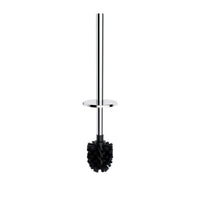 Omnires Modern Project Freestanding Toilet Brush Chrome front view